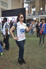Huma Qureshi at CCL match in D Y Patil, Mumbai on 25th Jan 2014